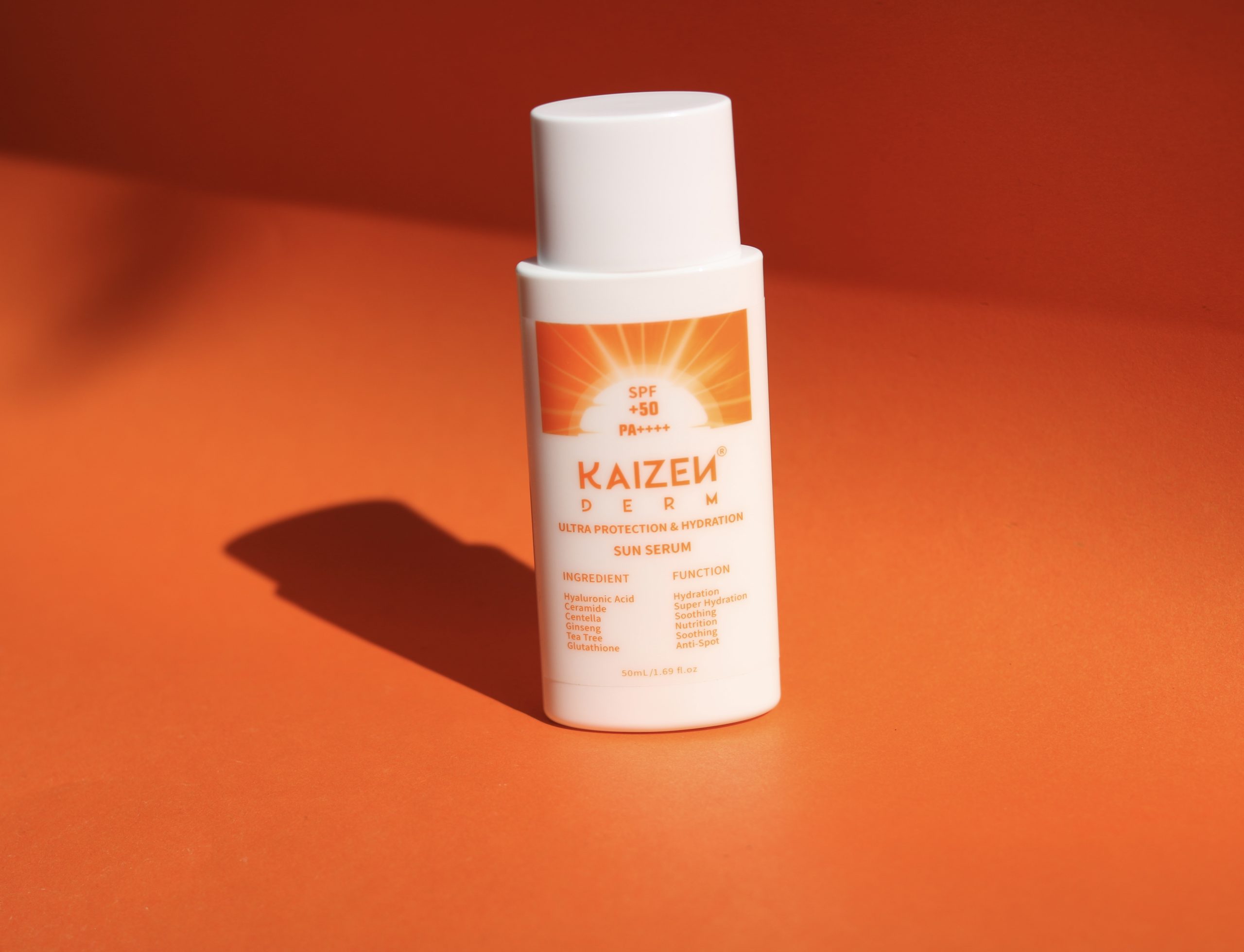 Elevate your skincare routine with KaizenDerm Sun Serum, a revolutionary formula that offers unparalleled protection and hydration.